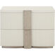 Venetta 34 X 24 inch Cream / Warm Brass Night Stand